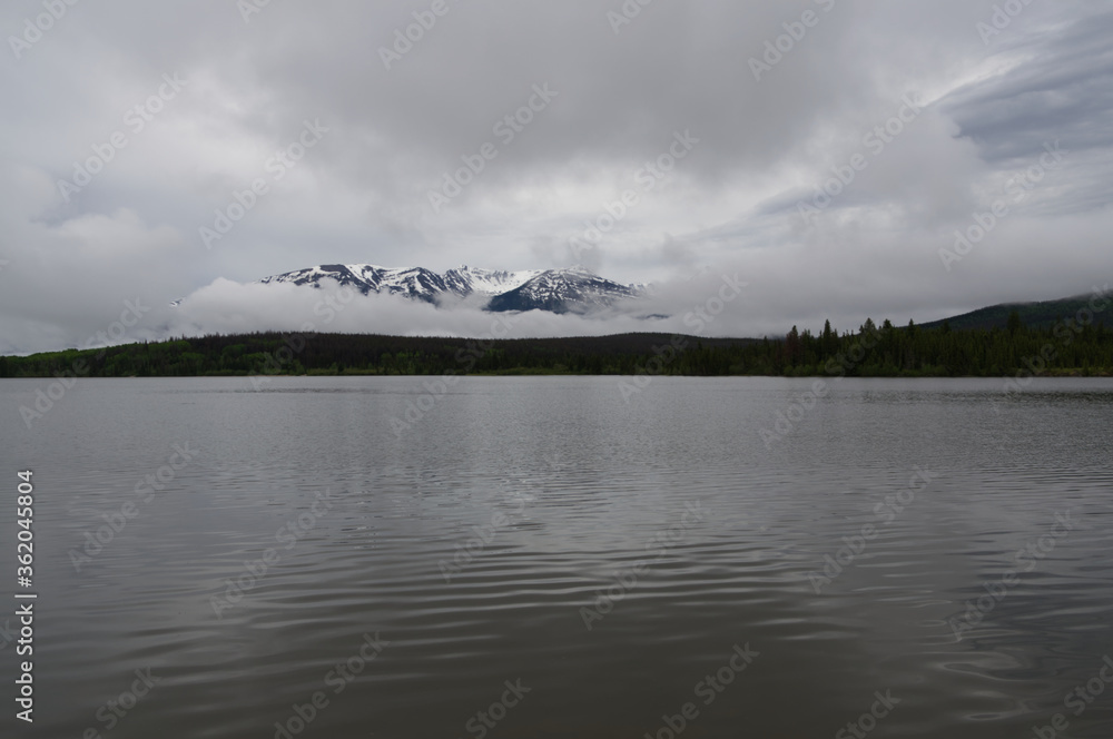 Pyramid Lake on a Cloudy Day