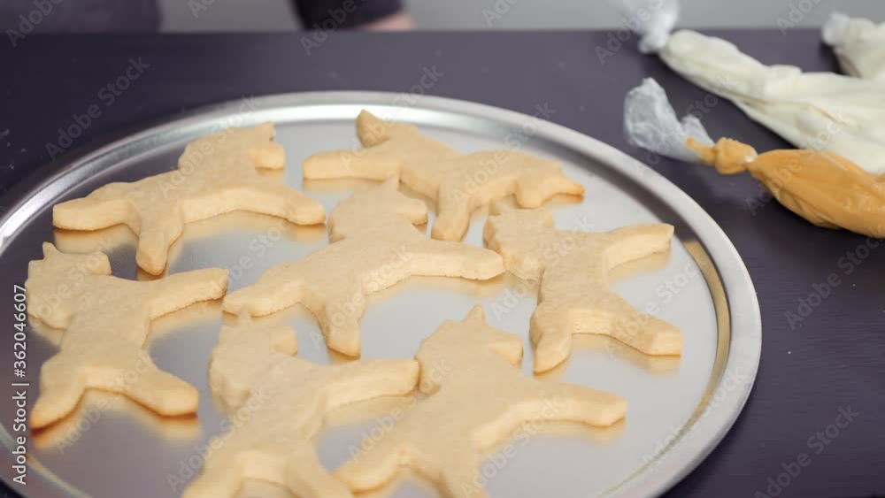 Step by step. Decorating unicorn sugar cookies with royal icing. Step by step. Decorating unicorn sugar cookies with royal icing.