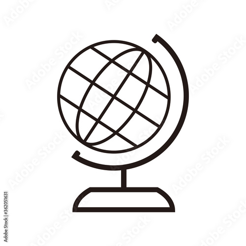 globe vector icon  world symbol