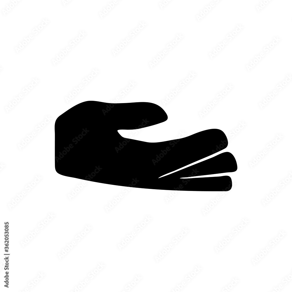 vector illustration icon of Finger Glyph vector illustration icon of Finger Glyph