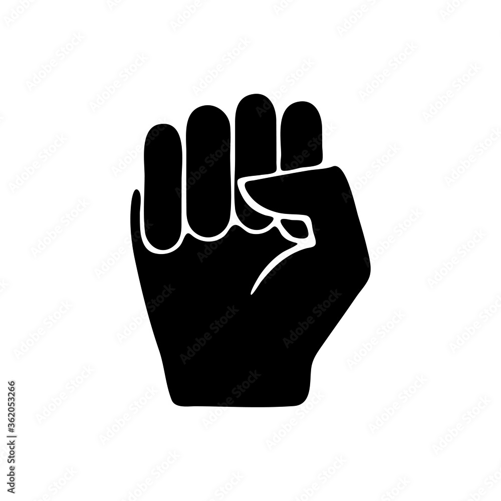 vector illustration icon of Finger Glyph vector illustration icon of Finger Glyph