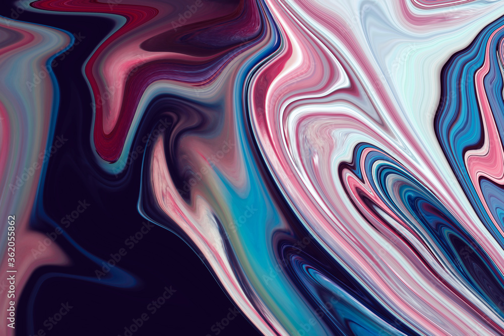 Colorful marble paint texture background.Marble grain colorful artwork. Marbleized pattern fluid ink abstract background. Twist lighting background.