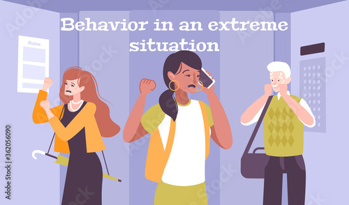 Anxiety Flat Background