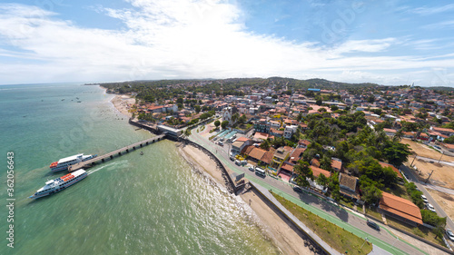 Imagem Panorâmica de Mar Grande, municipio de Vera Cruz, Ilha de Itaparica, Bahia