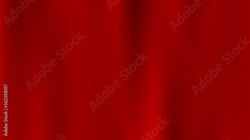 Beautiful red silk cloth. Luxury red satin smooth fabric background. Luxury vector cloth background for celebration, ceremony, event invitation card or advertising poster. Colorful vector illustration