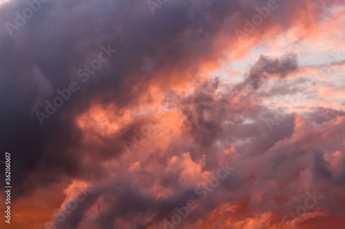 Solar illumination of clouds. © German S