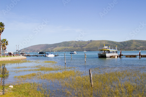 Knysna Lagoon South Africa showing a variety of leisure craft in very calm water