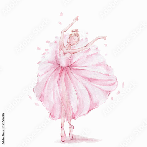Plakat baletnica piękny ciało dziewczynka dzieci