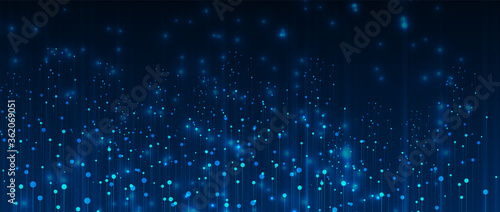 Technology data background, idea of global business solution