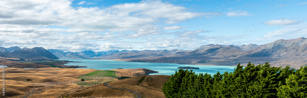 Lake Tekapo in New Zealand.