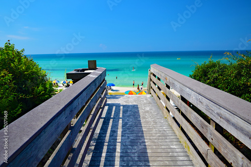 The road to paradise.  Seagrove Beach FL.
