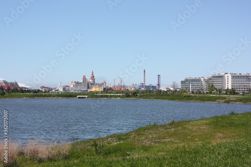 Photography view of moscow river