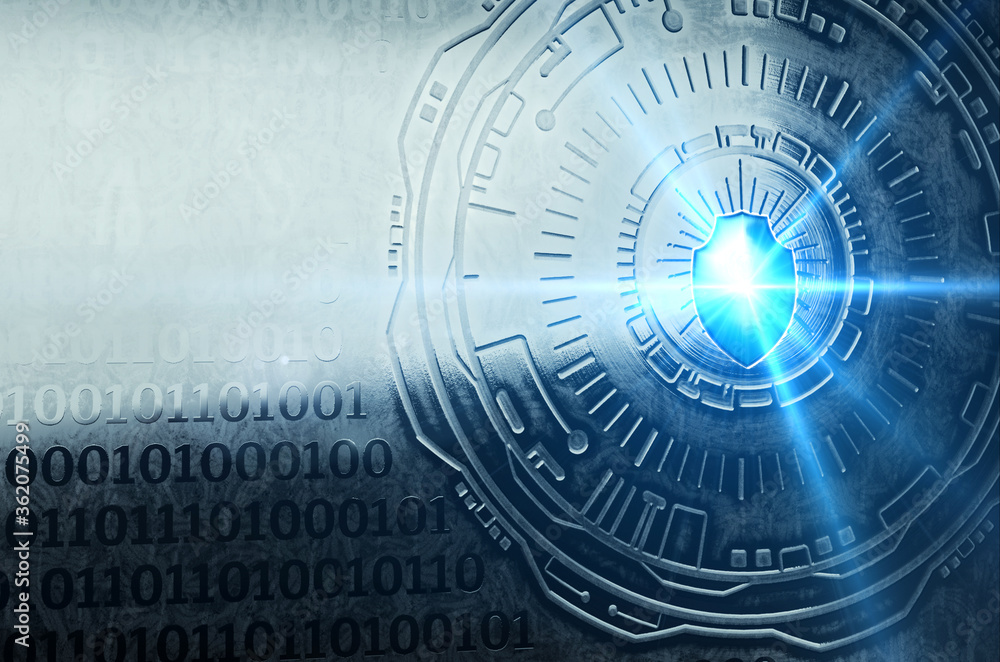 A Cybersecurity Concept Illustration; A Key Formed from Binary Code Goes Into an Abstract Lock A Cybersecurity Concept Illustration; A Key Formed from Binary Code Goes Into an Abstract Lock