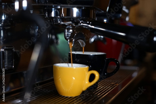 Barista Cafe Making Coffee Preparation Service Concept
