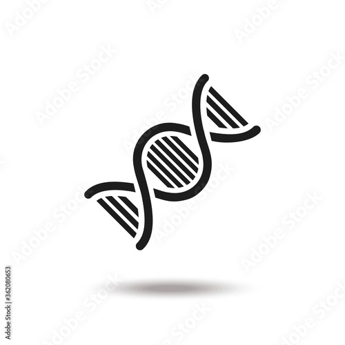 ADN icon vector logo template  © Ayoub