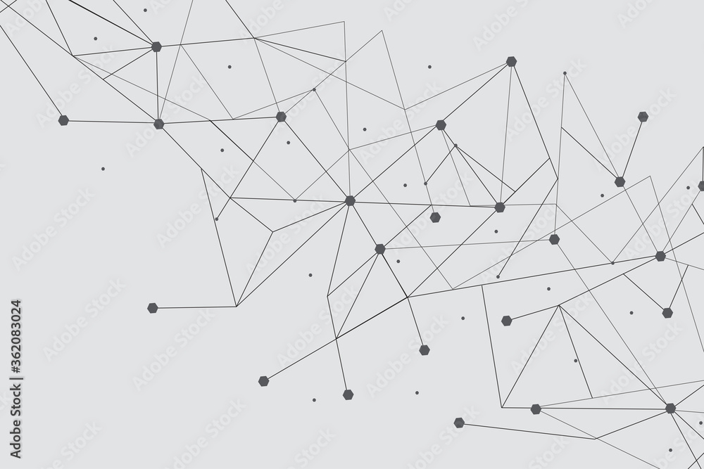 Network connect background, abstract vector. Digital network background ...