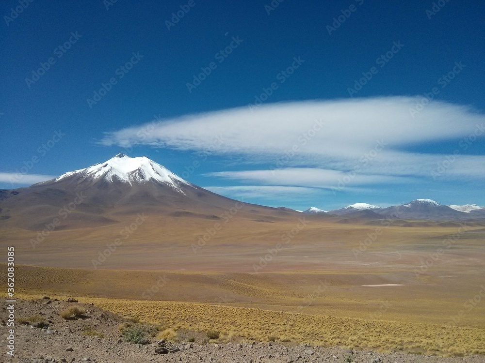 Montain Atacama desert, Chile