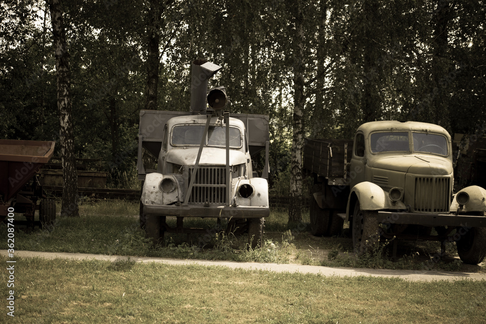 The Soviet Union heavy military vehicles from the period of World War II