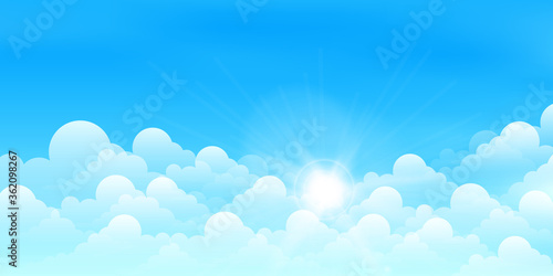 空　雲　風景　背景