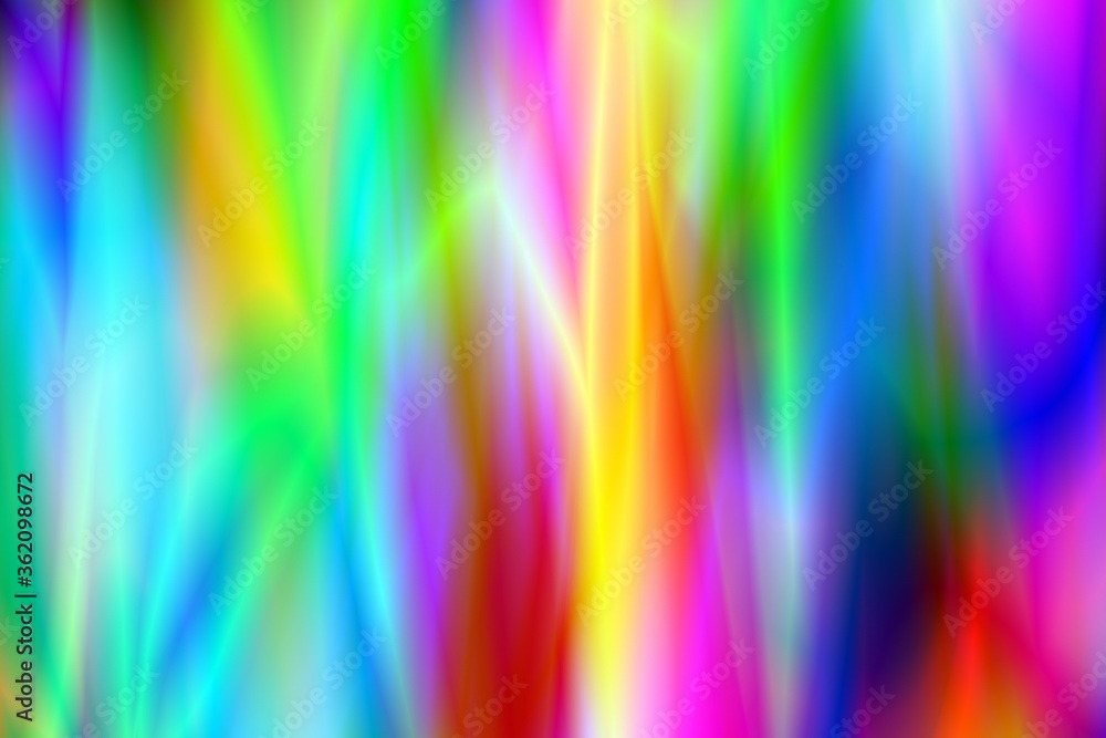 Obraz premium aurora multi-color gradient design with vertical elements