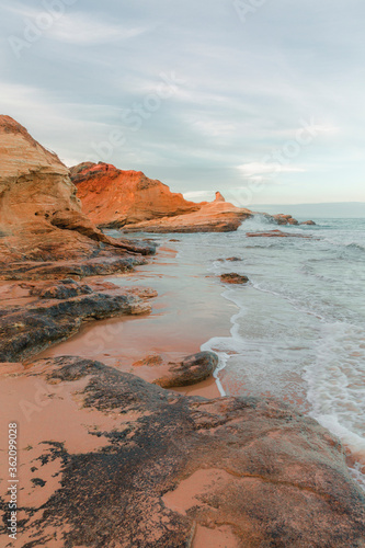 Obraz na płótnie Beach and Coastline of the Great Ocean Road, Victoria Australia w salonie