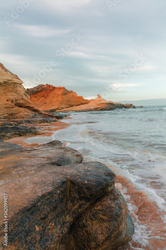 Obraz na płótnie Beach and Coastline of the Great Ocean Road, Victoria Australia w salonie