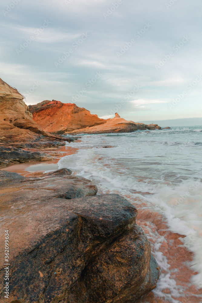 Beach and Coastline of the Great Ocean Road, Victoria Australia