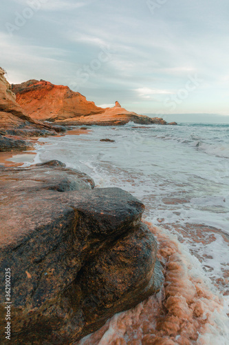 Obraz na płótnie Beach and Coastline of the Great Ocean Road, Victoria Australia w salonie