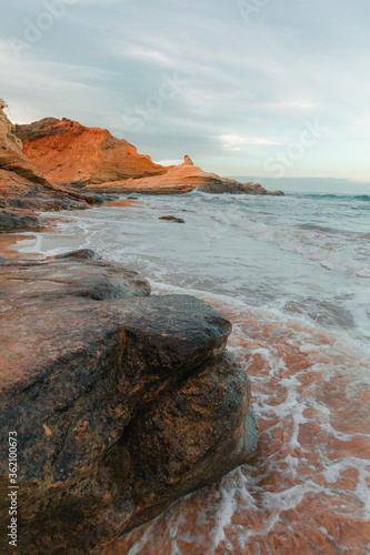 Obraz na płótnie Beach and Coastline of the Great Ocean Road, Victoria Australia w salonie