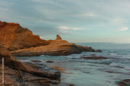 Obraz na płótnie Beach and Coastline of the Great Ocean Road, Victoria Australia w salonie