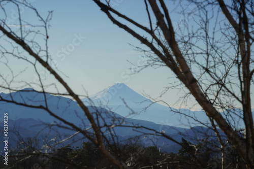 富士山 雪