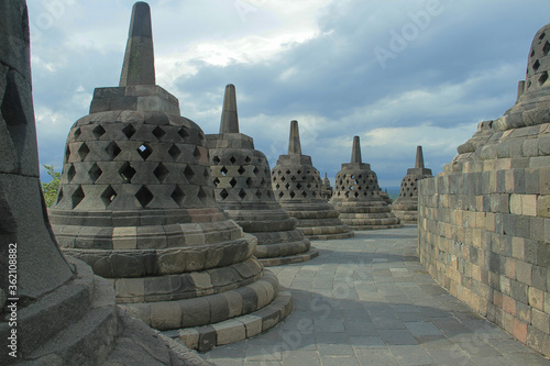Borobudur Temple Indonesia, Magelang, Central Java, Indonesia