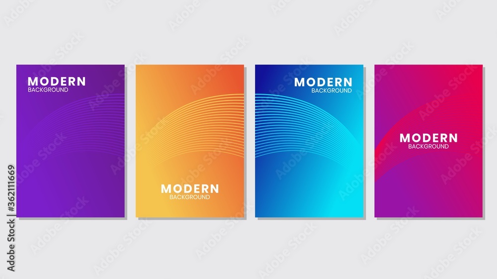 Fototapeta premium Minimal covers design.background modern template design for web. Future geometric patterns.vector design