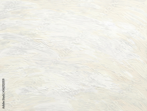 Murais de parede A Background Image of Plain Off-white or Cream Colored Thick Paint on Canvas
