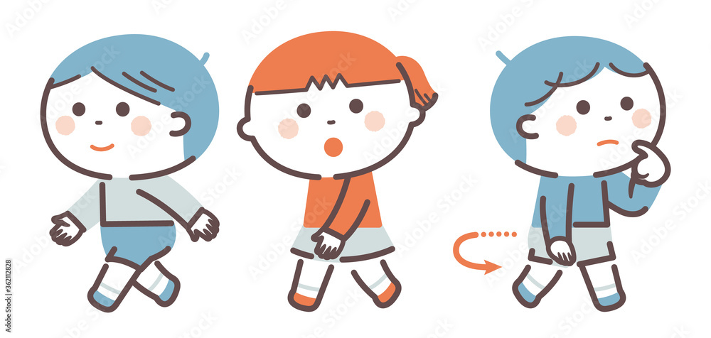 Evacuation drills / What you should not do / Return the way you came / Four colors Evacuation drills / What you should not do / Return the way you came / Four colors
