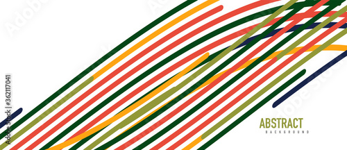 Аbstract moving colorful lines vector backgrounds for cover, placard, poster, banner or flyer