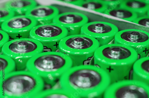 Obraz na płótnie batteries w salonie