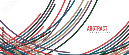 Аbstract moving colorful lines vector backgrounds for cover, placard, poster, banner or flyer