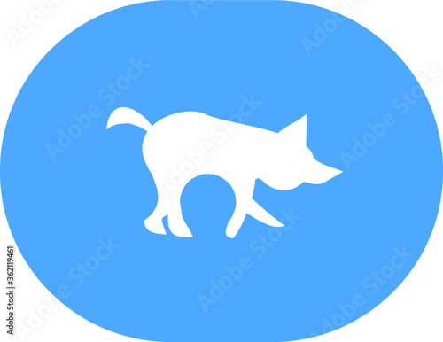 vector image of a cat