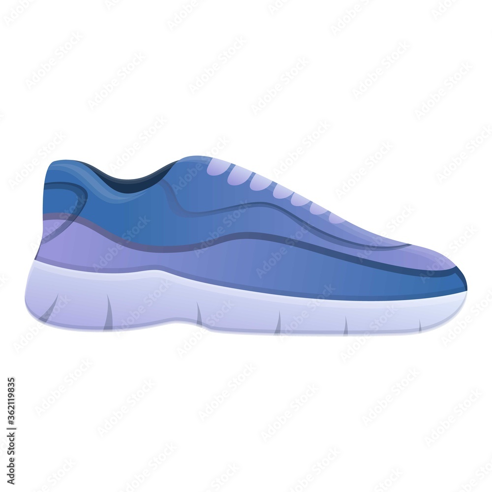 Sport shoe icon. Cartoon of sport shoe vector icon for web design isolated on white background Sport shoe icon. Cartoon of sport shoe vector icon for web design isolated on white background