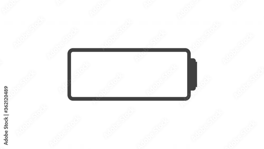 Technology Battery charge. Animation graphic of mobile devices rechargeable batteries being charged Technology Battery charge. Animation graphic of mobile devices rechargeable batteries being charged