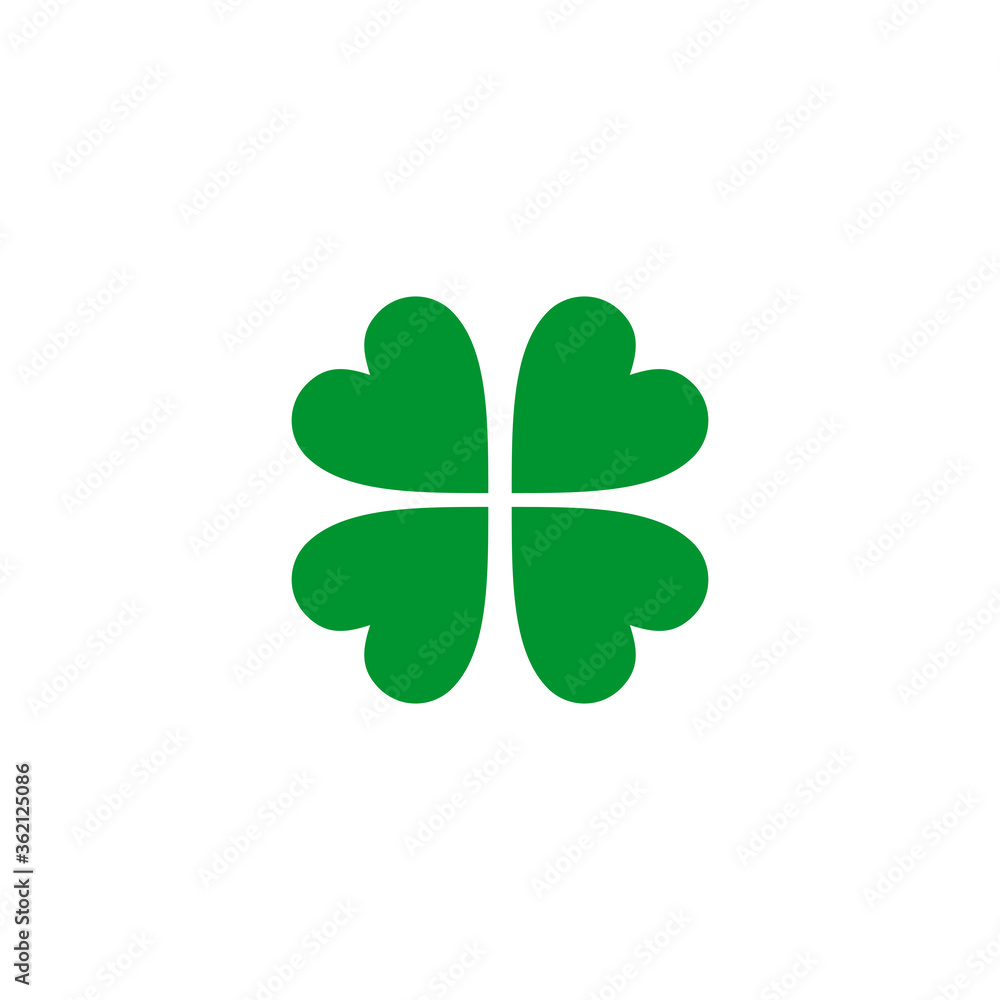 Clover leaf logo design template Clover leaf logo design template