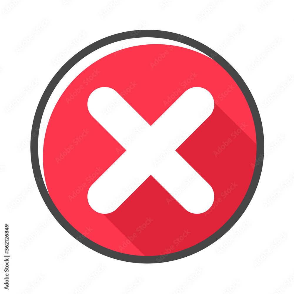 True and false symbols accept rejected for evaluation. Vector Simple and modern style. True and false symbols accept rejected for evaluation. Vector Simple and modern style.