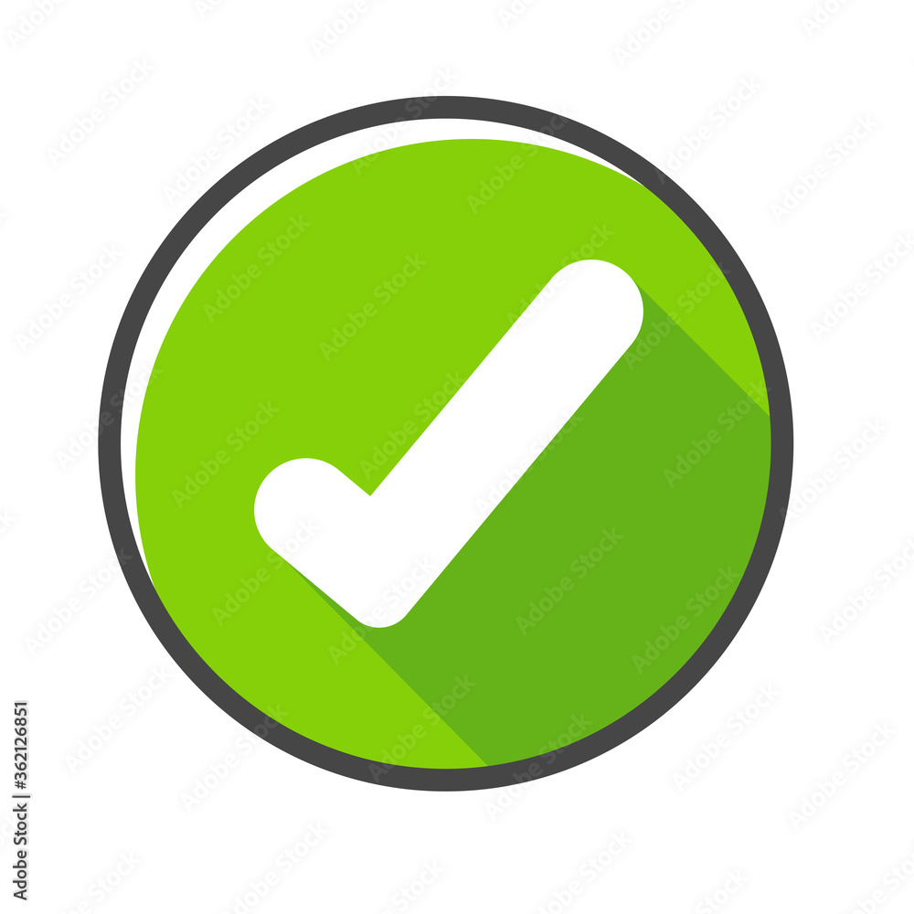 True and false symbols accept rejected for evaluation. Vector Simple and modern style. True and false symbols accept rejected for evaluation. Vector Simple and modern style.