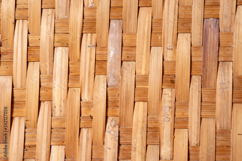 Rattan texture, detail handcraft bamboo weaving texture background