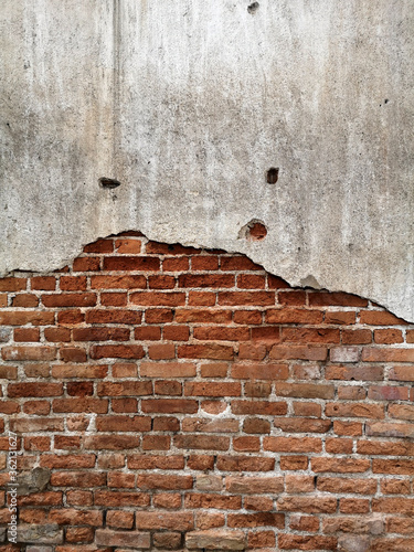 Old vintage brick wall as background texture
