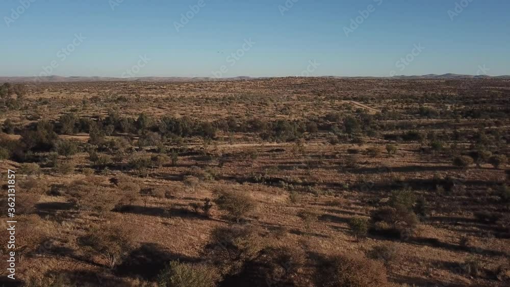 4K aerial drone video of Africa savanna hills, plains and abandoned dilapidated old colonial mansion near Neuheusis west of Windhoek in central highland Khomas Hochland of Namibia, southern Africa 4K aerial drone video of Africa savanna hills, plains and abandoned dilapidated old colonial mansion near Neuheusis west of Windhoek in central highland Khomas Hochland of Namibia, southern Africa