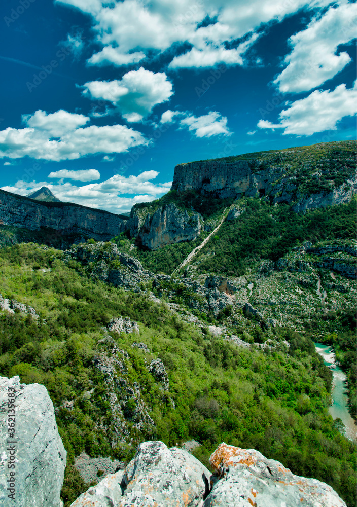 Les gorges du Verdon à Rougon, France ภาพถ่ายสต็อก | Adobe Stock