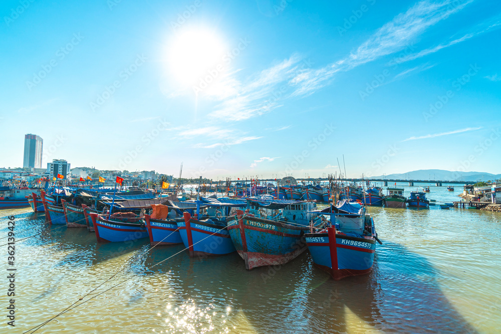boats in Nha Trang city