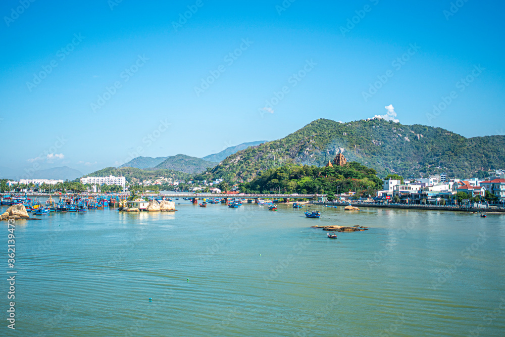 Fototapeta premium Nha Trang city has a lively life rhythm. 